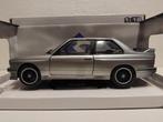 BMW 3serie M3 E30 Silver metallic 1990 Solido 1:18 KRD, Hobby en Vrije tijd, Modelauto's | 1:18, Ophalen of Verzenden, Zo goed als nieuw