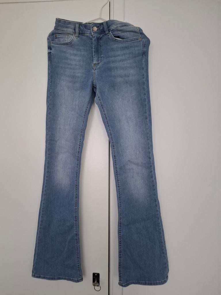 Blauwe spijkerbroek met wijde pijpen, Kleding | Dames, Ophalen