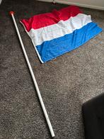 Nederlandse vlag met stok, Diversen, Vlaggen en Wimpels, Ophalen, Zo goed als nieuw