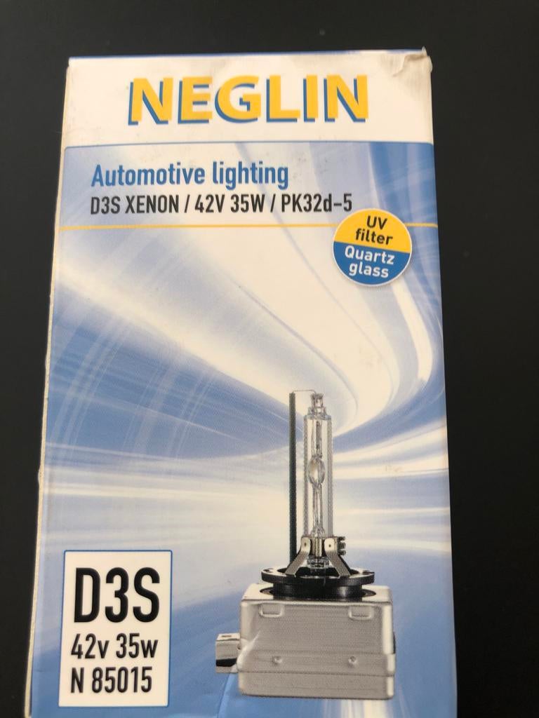 NEGLIN D3S XENON Koplamp 42V 35W PK32d-5 UV filter, Ophalen of Verzenden, Nieuw