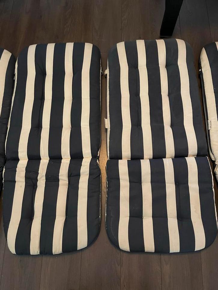 6 Cinderella tuinstoelkussens - Zacht & Goed Gevuld, Tuin en Terras, Tuinmeubel-accessoires, Gebruikt, Ophalen