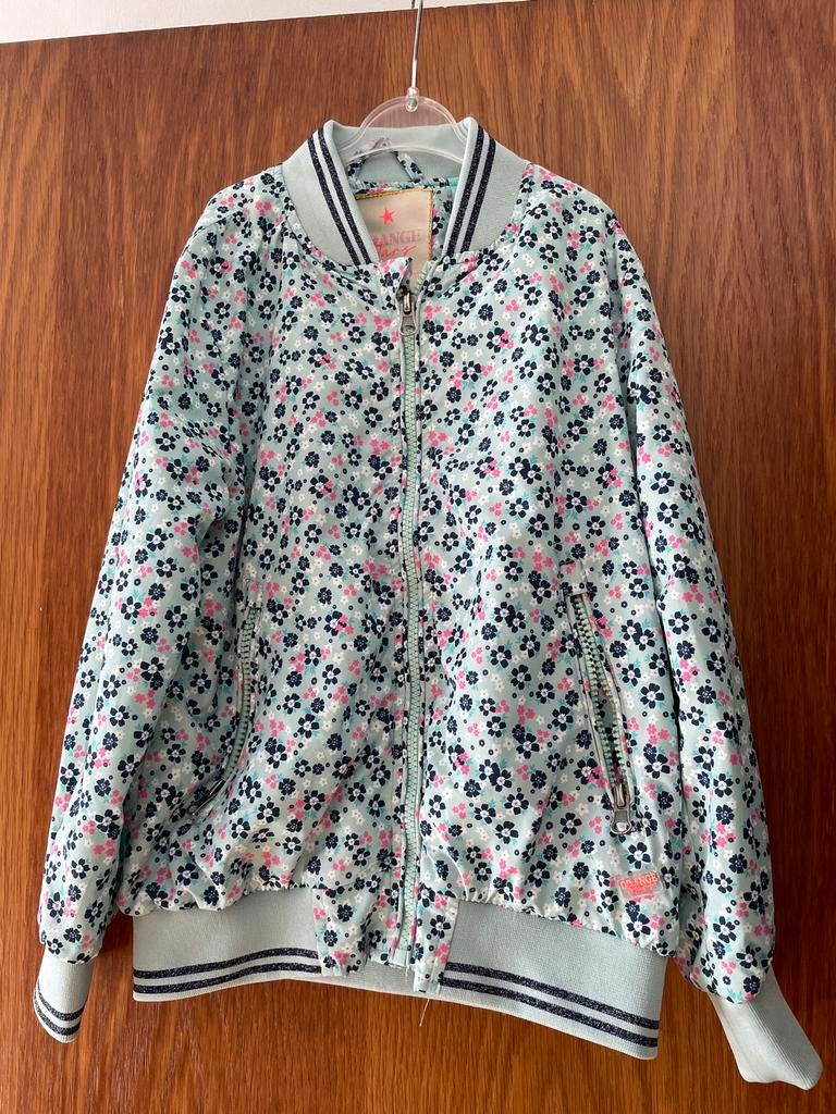 Orange Stars Jas Maat 140/146, Ophalen of Verzenden, Zo goed als nieuw, Meisje, Jas