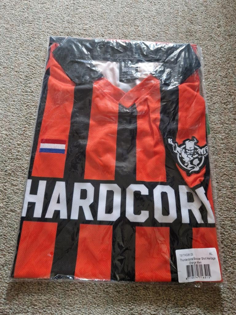 Thunderdome Soccer Shirt Heritage Oranje XL, Ophalen, Nieuw, Maat 56/58 (XL), Oranje