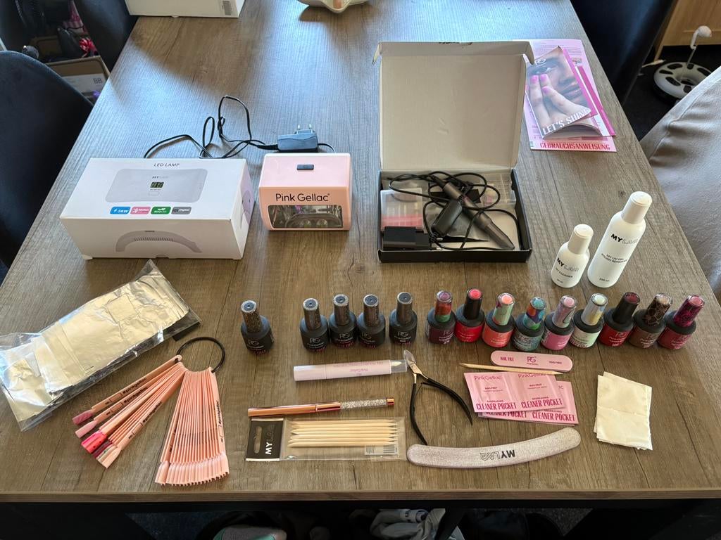 Gellak set, Ophalen of Verzenden, Gebruikt, Overige kleuren, Handen en Nagels