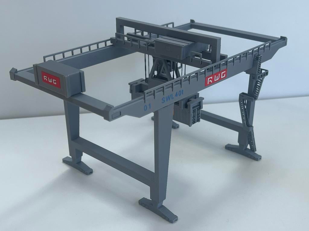 Havenkraan van RWG spoor n 1:160, Overige merken, Verzenden, Gelijkstroom of Wisselstroom, Brug, Tunnel of Gebouw