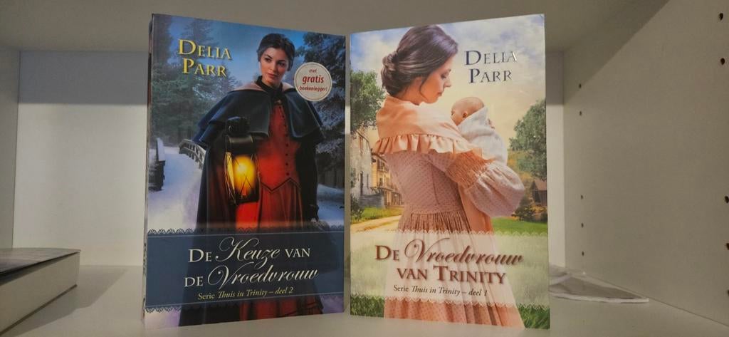 De Vroedvrouw van Trinity & De Keuze van de Vroedvrouw, Ophalen of Verzenden, Zo goed als nieuw, Delia Parr