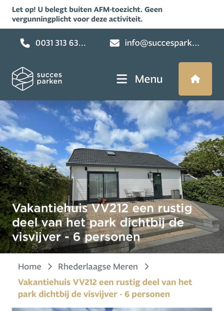Vakantie woning te Lathum te koop, 100 m², Gelderland, Chalet, 3 slaapkamers