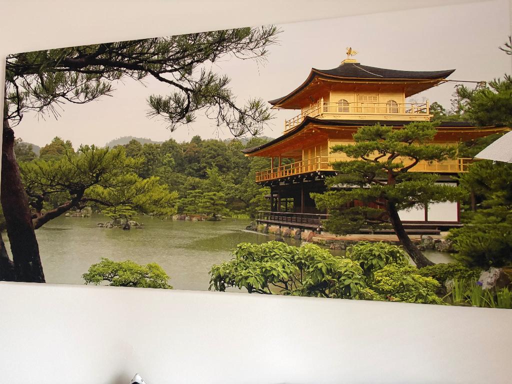 Foto van Gouden Tempel op canvas, Huis en Inrichting, Woonaccessoires | Schilderijen, Tekeningen en Foto's, Ophalen, Oorspronkelijke maker