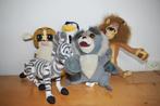 4 Madagascar knuffels, Overige karakters, Overige typen, Nieuw, Ophalen of Verzenden
