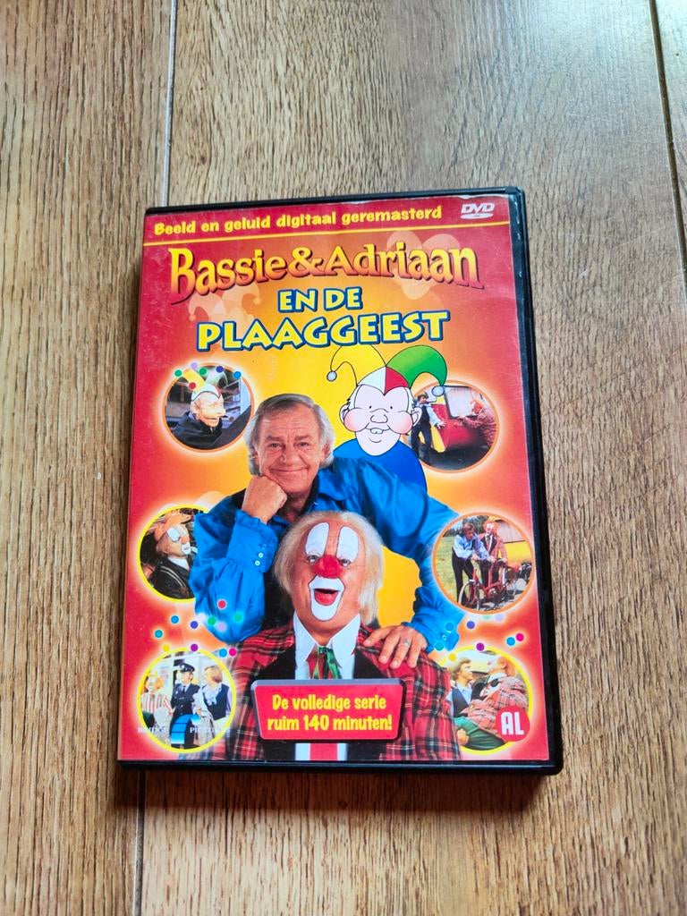 Dvd Bassie en Adriaan en de Plaaggeest Volledige Serie, Cd's en Dvd's, Dvd's | Kinderen en Jeugd, Alle leeftijden, Ophalen of Verzenden
