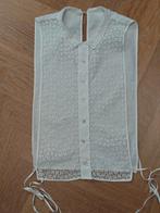 Vintage Kanten Kraagje / Jabot - Wit, Onbekend, Ophalen of Verzenden, Gedragen