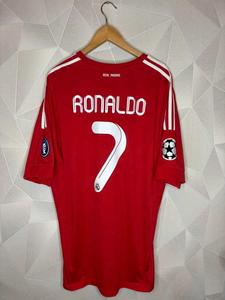 Real Madrid 3de 2011/2012 Ronaldo, Sport en Fitness, Voetbal, Zo goed als nieuw, Shirt, Groter dan maat XL, Ophalen of Verzenden
