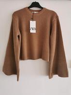 ZARA trui met klokmouwen mt. M, Maat 38/40 (M), Bruin, Verzenden, Zara