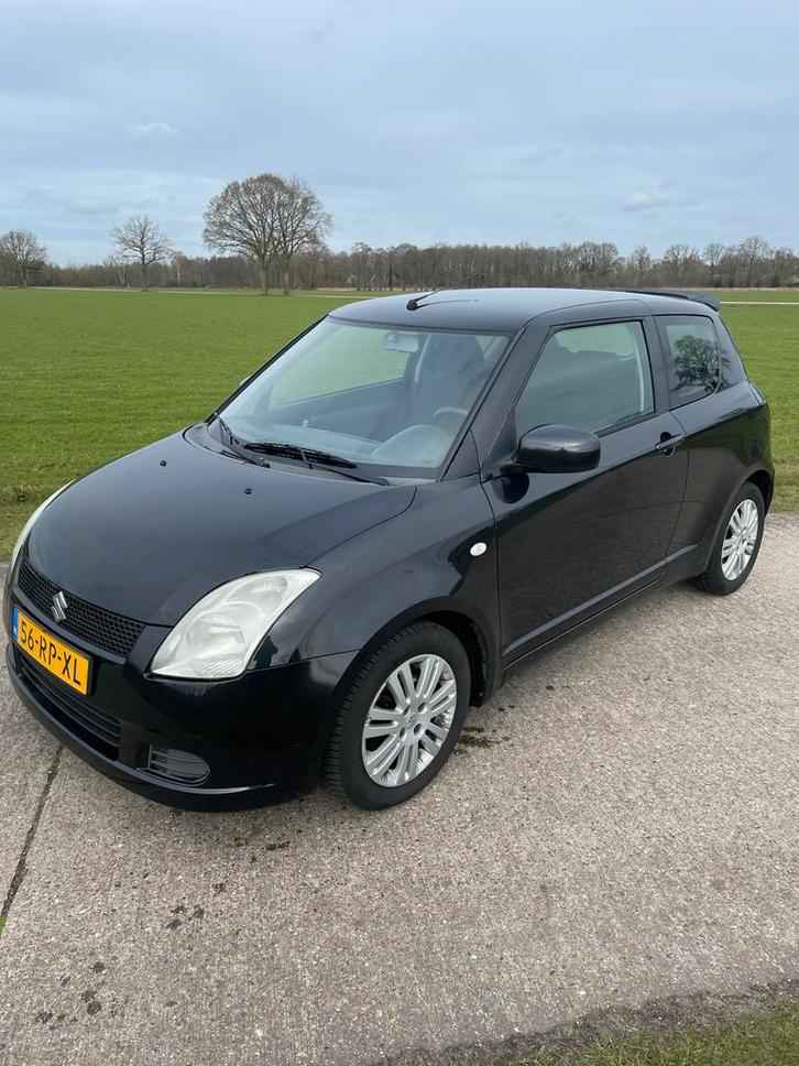 Suzuki Swift 1.3 3D 2005 Zwart, Auto's, Suzuki, Particulier, Swift, Benzine, C, Hatchback, Handgeschakeld, Origineel Nederlands