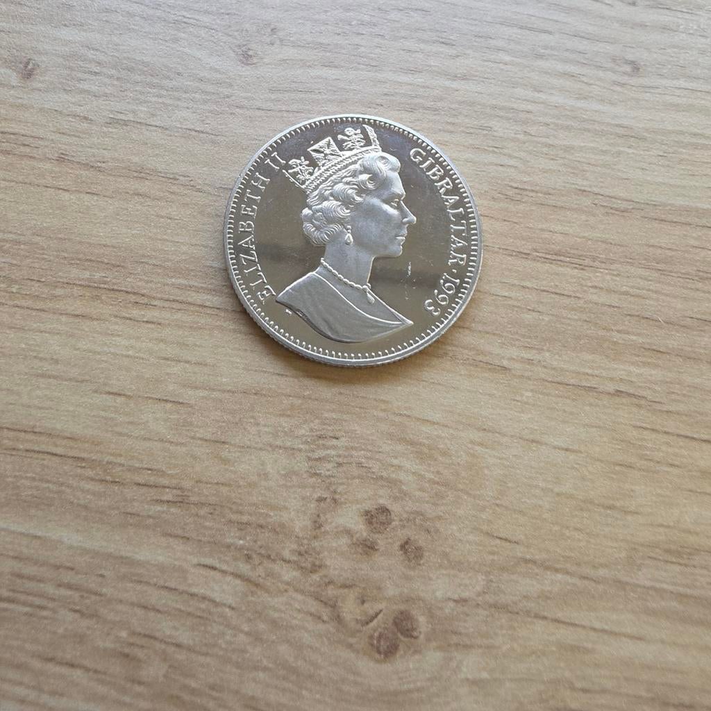 Munt Elizabeth 2  Eurotunnel 1993, Postzegels en Munten, Munten | Europa | Niet-Euromunten, Ophalen of Verzenden, Overige landen