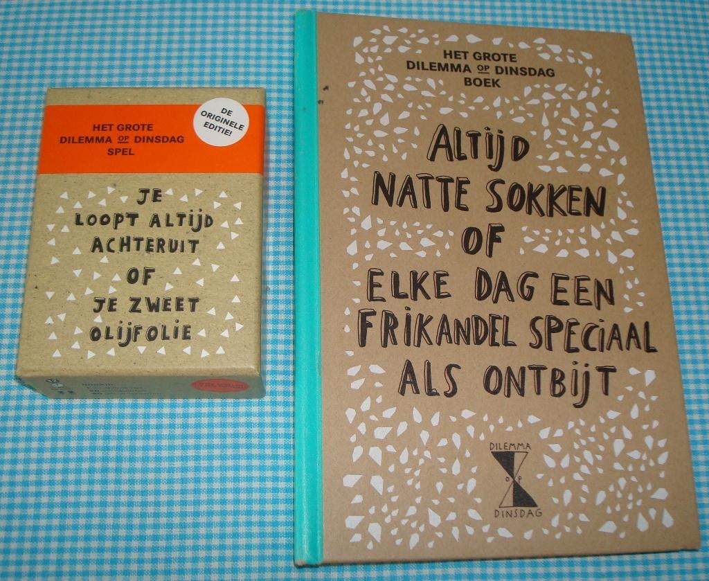 Het grote dillema op dinsdag SPEL en BOEK, Vijf spelers of meer, Ophalen of Verzenden, Zo goed als nieuw