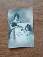 Oude Franse Ansichtkaart 'Bonne Année' met Kinderen, Ophalen of Verzenden