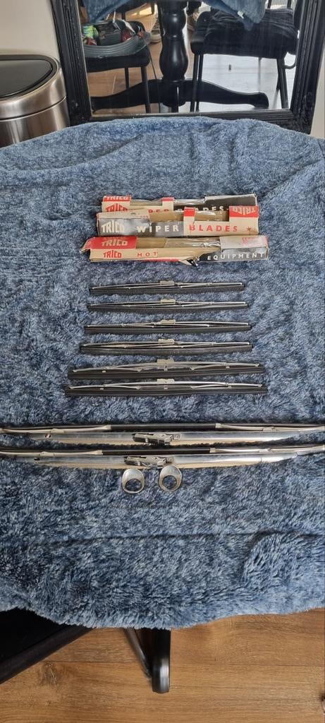 Vintage Trico ruitenwissers en bladen - Nieuw in doos, Ophalen of Verzenden