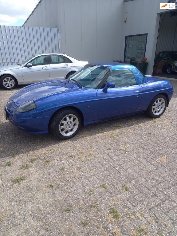 Fiat Barchetta 1.8-16V Edizione 2003, Auto's, Voorwielaandrijving, 450 kg, Zwart, 4 cilinders
