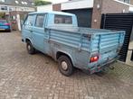 Volkswagen t3 doka 1987, Auto's, Voorwielaandrijving, 4 cilinders, Blauw, 1200 kg