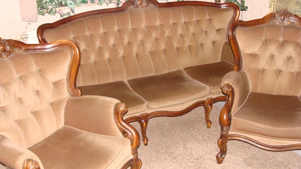 Bankstel (stijl: barok), Huis en Inrichting, Ophalen, Gebruikt, Barok, 75 tot 100 cm