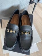 Tommy Hilfiger Soft Leather Horsebit Loafers - Maat 40, Ophalen, Zo goed als nieuw, Zwart, Instappers