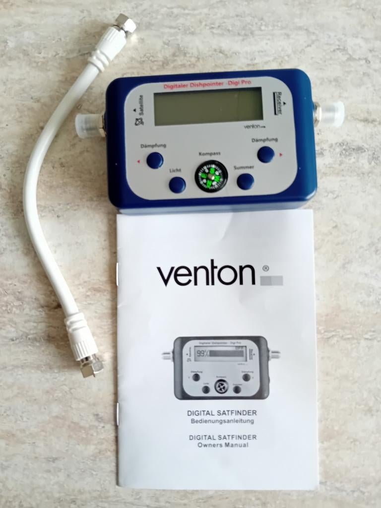 Venton Digital Satfinder Digi Pro - Schotelantenne Zoeker, Ophalen