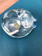 Gesigneerde glazen poes.Hageland-Noorwegen, Ophalen of Verzenden