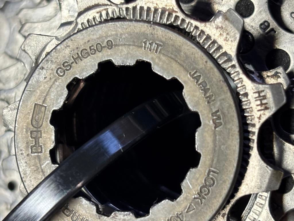 Shimano CS-HG50 11-32 9-speed MTB cassette, Gebruikt, Staal, Ophalen of Verzenden, Derailleur of Ketting