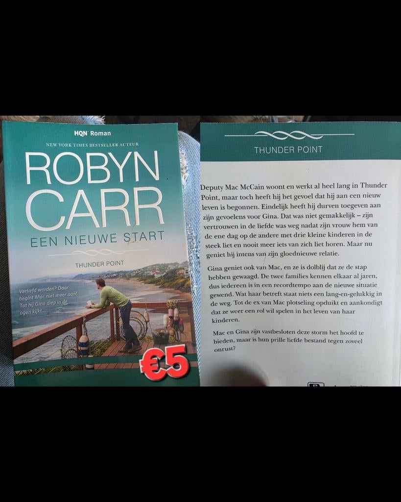 Robyn carr Een nieuwe start, Ophalen of Verzenden, Zo goed als nieuw