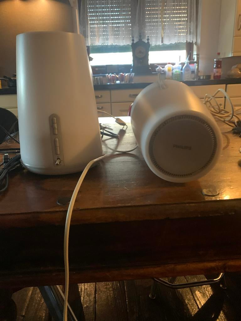 2x Philips Wekker/Oklamplamp, Ophalen of Verzenden, Gebruikt, Digitaal