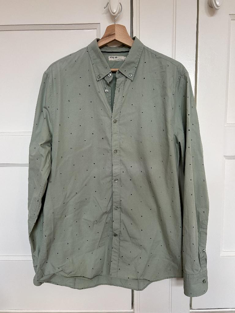 Groen overhemd Sissy Boy, maat M, Sissy-Boy, Zo goed als nieuw, Groen, Halswijdte 39/40 (M)