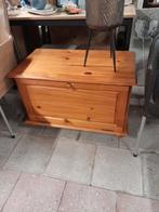 Grenen kastje met klep, Ophalen, Gebruikt