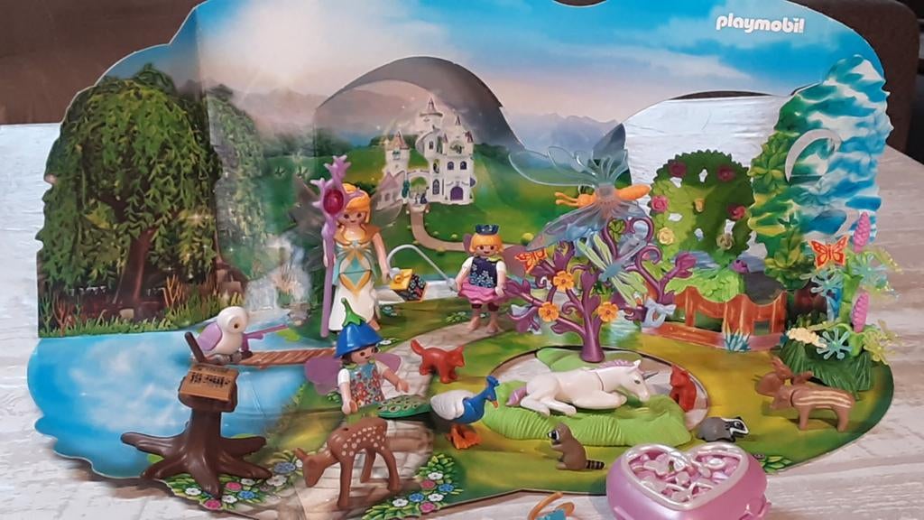 5492 elfentuin met display, Kinderen en Baby's, Speelgoed | Playmobil, Ophalen of Verzenden, Zo goed als nieuw, Complete set