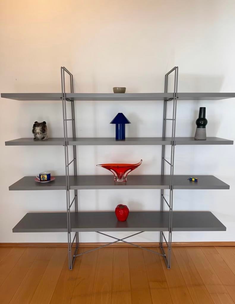 IKEA Enetri - Gammelgaard - Stellingkast Boekenkast - Grijs, Ophalen of Verzenden, Zo goed als nieuw