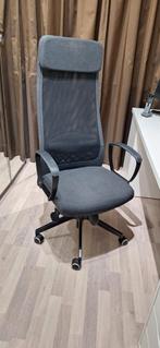Zwart/donkergrijze bureaustoel ikea Markus, Ophalen, Zo goed als nieuw, Zwart