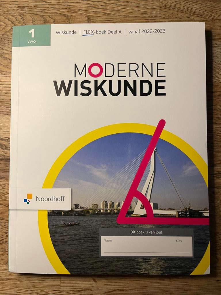 Moderne wiskunde 1 vwo deel A, Boeken, Ophalen of Verzenden, Nieuw, VWO, Wiskunde A