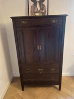 Koloniale massief houten kast met lades en deurtjes, Huis en Inrichting, Ophalen, Gebruikt, Koloniaal, 50 tot 100 cm
