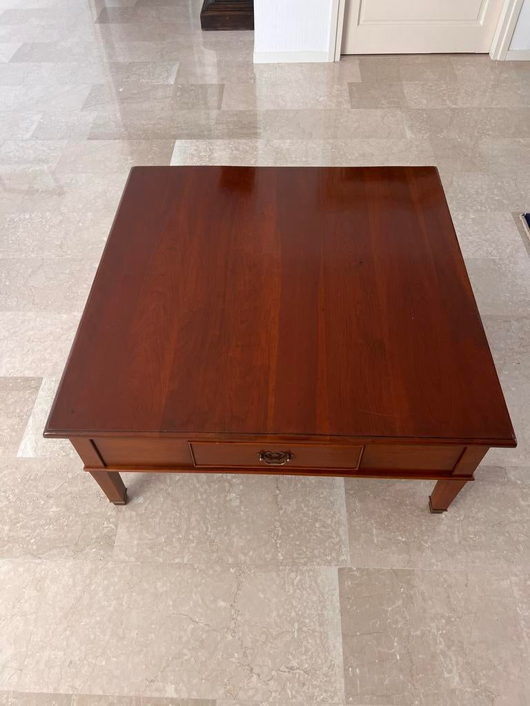 Kersenhouten kast en salontafel, Ophalen