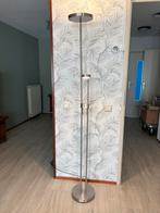 Vloerlamp Led RvS met uplighter en leeslamp., Ophalen, Zo goed als nieuw, Metaal, Modern