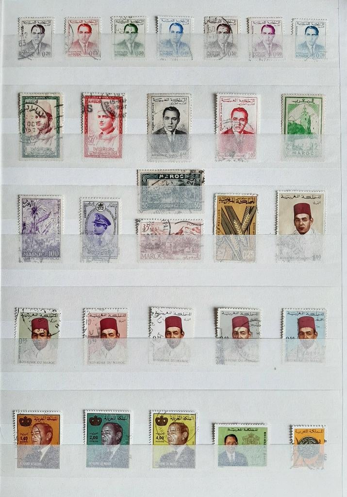 1 Kaart Postzegels Marokko Nr. 2 Gestempeld, Ophalen, Marokko, Gestempeld