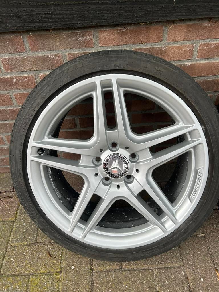 5x112 18 inch Mercedes AMG velgen breedset, Auto-onderdelen, Banden en Velgen, Ophalen, 18 inch, Gebruikt, Banden en Velgen
