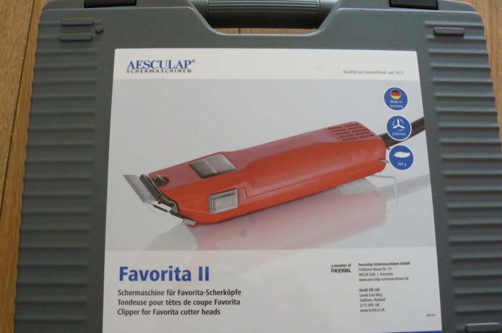 AESCULAP FAVORITA2 SCHEERMACHINE, Dieren en Toebehoren, Ophalen of Verzenden, Zo goed als nieuw