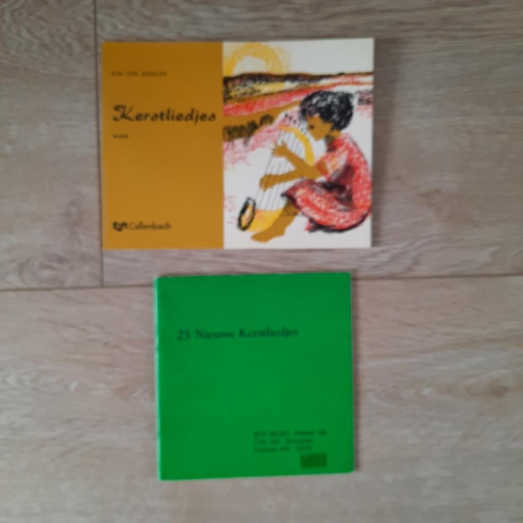 2x boek boekje kerstliedjes kerst liedjes muziek kerstmis, Ophalen of Verzenden, Zo goed als nieuw