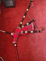 Schotse doedelzak met koffer, Ophalen of Verzenden, Zo goed als nieuw, Houtblazer, Met koffer of draagtas