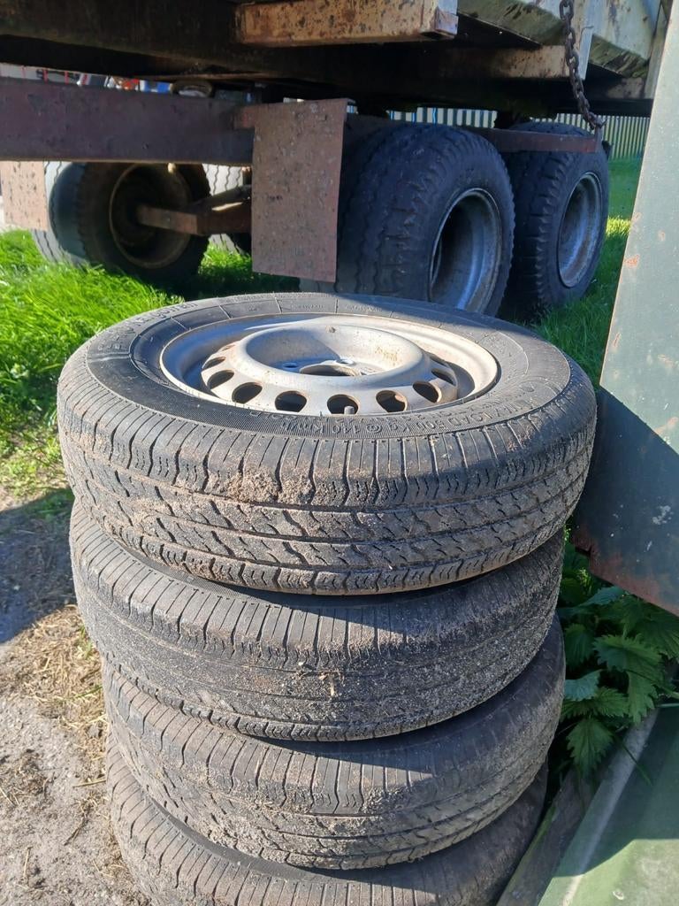 Gebruikte Banden en Velgen 155/80R13 93N, Ophalen, Gebruikt