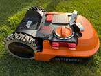 Te koop Worx robot grasmaaier met garage, Ophalen, Zo goed als nieuw, Meer dan 25 cm, Bestuurbaar via app