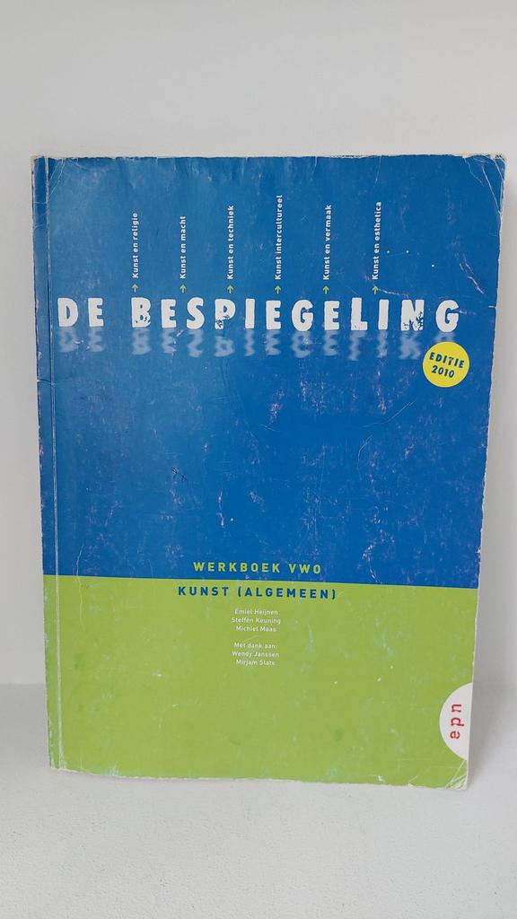 De Bespiegeling werkboek VWO (kunst algemeen), Boeken, Ophalen of Verzenden, Zo goed als nieuw, VWO