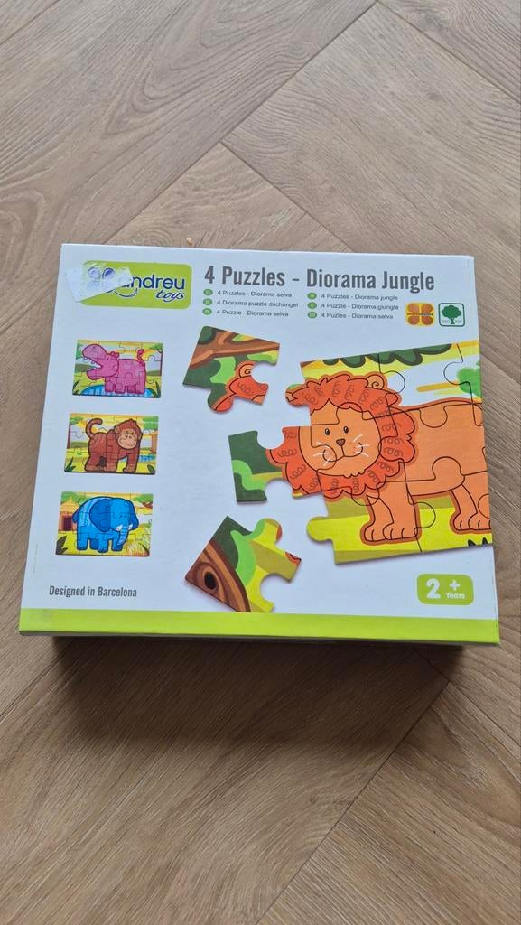 Diorama Jungle Puzzel - Educatief Speelplezier!, Kinderen en Baby's, Speelgoed | Kinderpuzzels, Ophalen of Verzenden