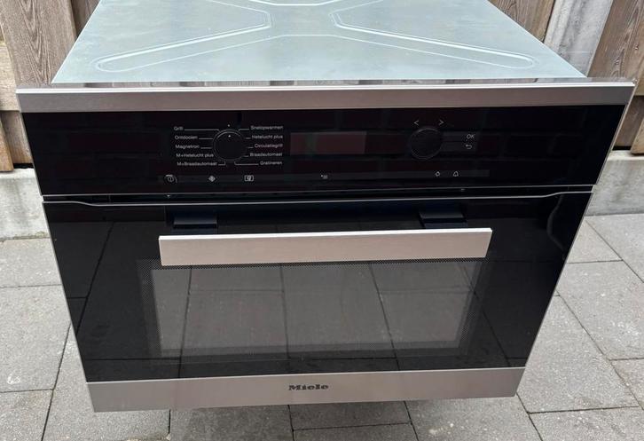 Miele Combimagnetron H6200BM, Witgoed en Apparatuur, Ovens, Zo goed als nieuw, Inbouw, Oven met grill, 45 tot 60 cm, 45 tot 60 cm